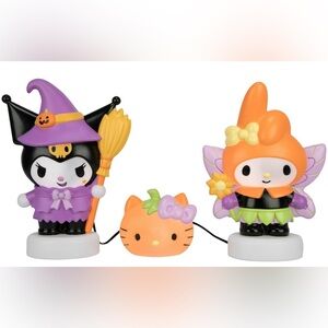 Halloween Hello Kitty and Friends Kuromi and Melody Light Set